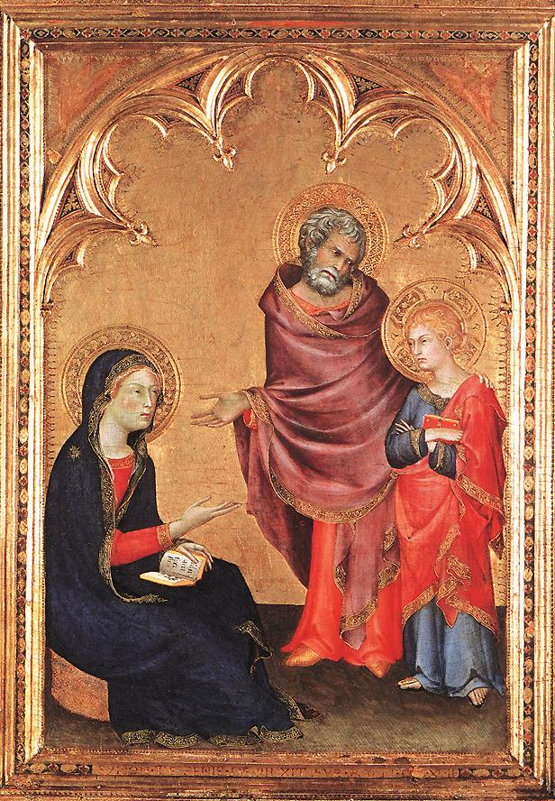 Simone Martini Christ Returning to his Parents